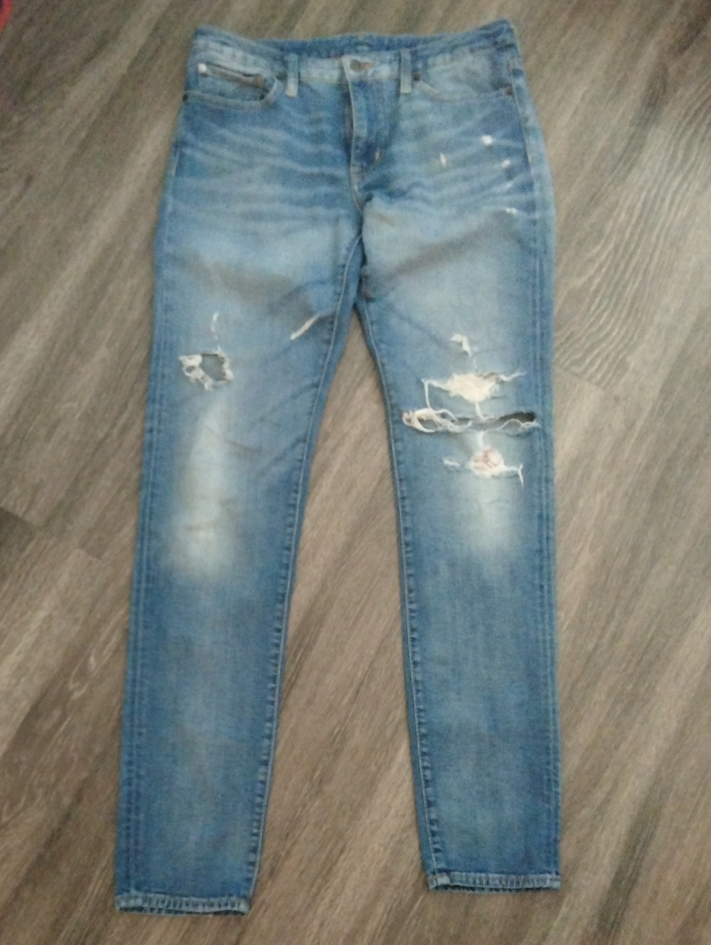 DENIM & SUPPLY RALPH LAUREN- Low Slim Distressed Skinny Jeans Size 30